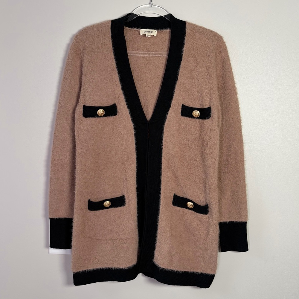 L’AGENCE Elin Camel/Back Cardigan